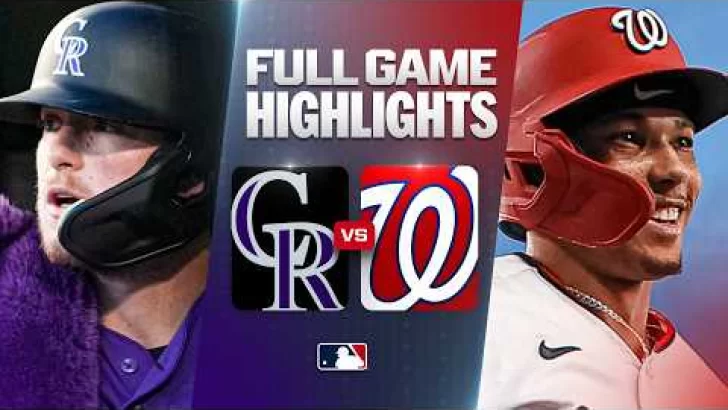MLB Resultados: highlights y resumen de los partidos | ROCKIES vs. NATIONALS: Official Full Game Highlights August 25 | 2026 MLB Season