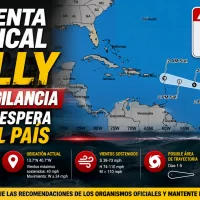 El clima hoy para Republica Dominicana: Tormenta Tropical Dolly bajo vigilancia esto se espera para el país