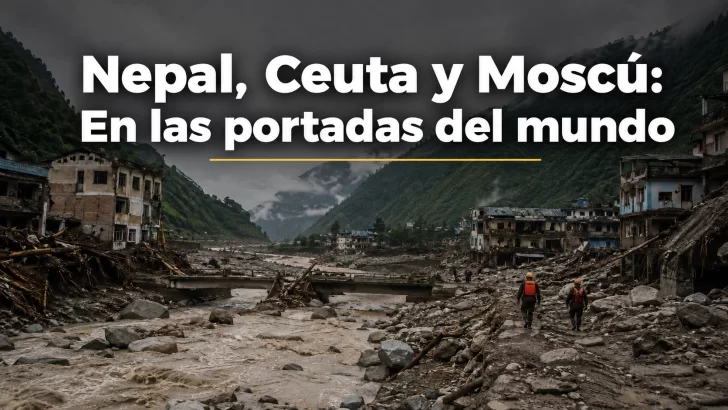 Nepal, Ceuta y Moscú: así publicaron las portadas de los periódicos del mundo