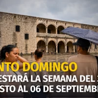 Santo Domingo inicia septiembre entre lluvias y calor extremo, pronóstico del tiempo del 31 de agosto al 06 de septiembre