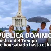¿Dónde lloverá este sábado y qué traerán los restos de Dolly hasta el lunes 31? Pronóstico del Tiempo en RD