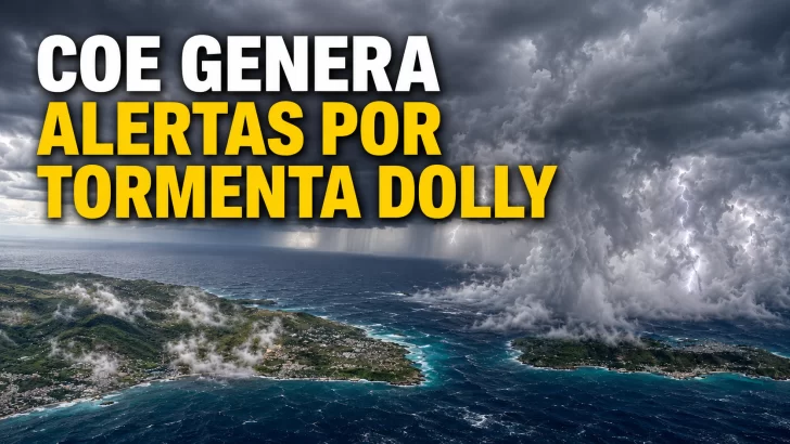 COE pone 7 provincias y DN en alerta verde por onda de Dolly