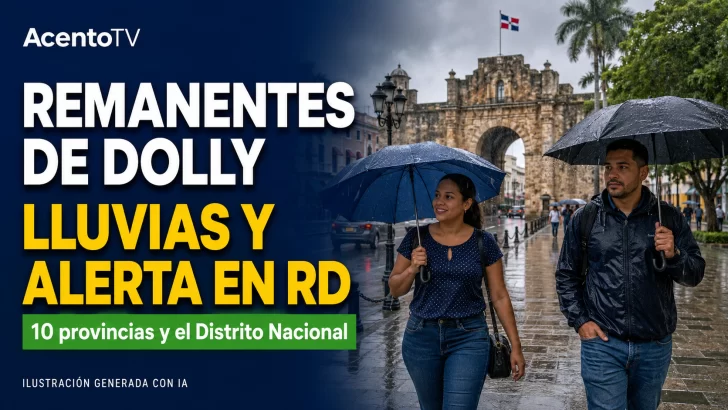 Lluvias por Dolly: COE amplía la alerta a once demarcaciones en RD