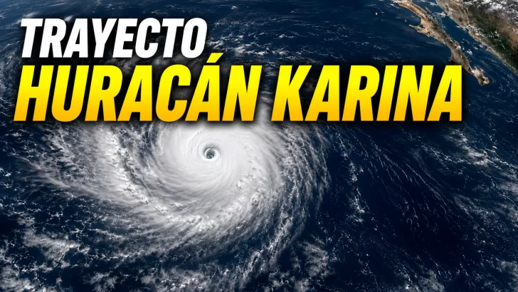 Karina se convierte en huracán mayor tras rápida intensificación cerca de México