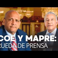 EN VIVO: Rueda de prensa del COE y MAPRE