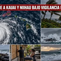 Kauai entra en Vigilancia de Huracán por Lowell, también otras islas occidentales de Hawái