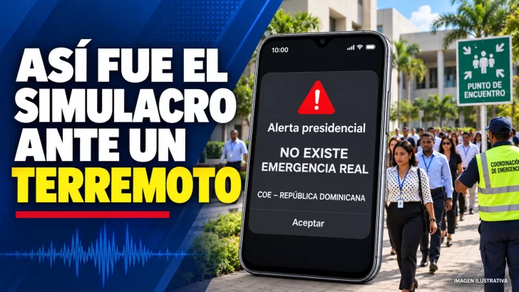 ¿Sonó tu celular? Así fue el simulacro de evacuación del COE