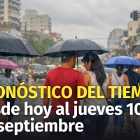 ¿Dónde lloverá en RD con la onda tropical que se acerca? Pronóstico del tiempo desde hoy hasta el jueves 10 de septiembre