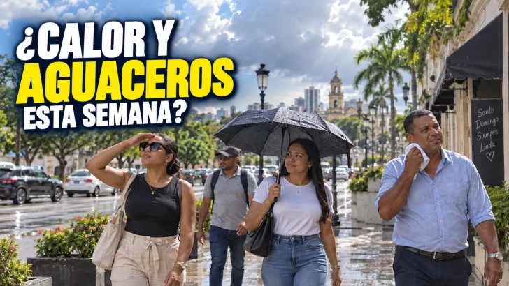 ¿Será una semana de calor y lluvias? Pronóstico del tiempo en Santo Domingo del 14 al 20 de septiembre
