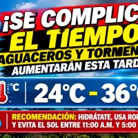El clima hoy para Republica Dominicana: Lluvias y tormentas llegan este lunes, mira las zonas que serán afectadas
