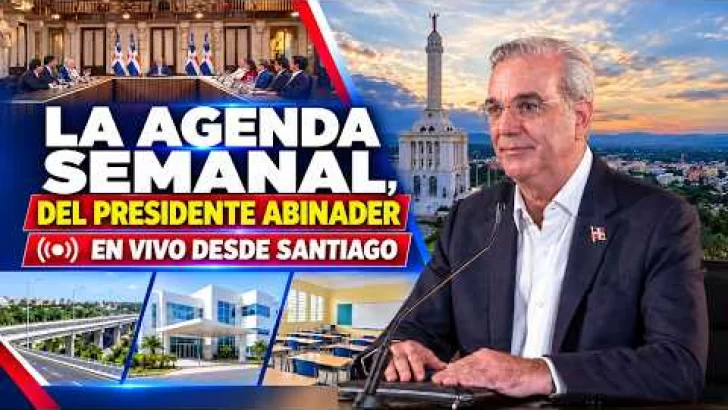 EN VIVO: La Agenda Semanal del Presidente Abinader se va a Santiago ¿Qué hará dede alla? EN VIVO: La Agenda Semanal del Presidente Abinader se va a Santiago ¿Qué hará dede alla?