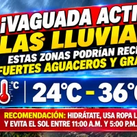 El clima hoy para Republica Dominicana: Vaguada activa las lluvias: estas zonas podrían recibir fuertes aguaceros y granizo