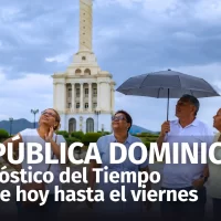 ¿Dónde lloverá más? Una onda tropical reforzará los aguaceros en RD. Pronóstico del tiempo hasta el viernes