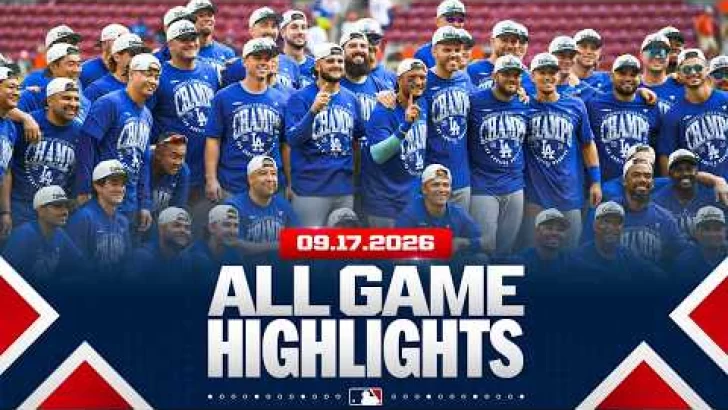 MLB Resultados: highlights y resumen de los partidos | Highlights from ALL GAMES on 917 Dodgers are NL West champs Yordans 40th HR and MORE!
