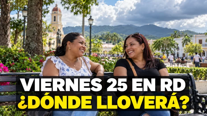 Viernes caluroso en RD: ¿En cuáles zonas podría llover? Pronóstico del tiempo de hoy y mañana sábado