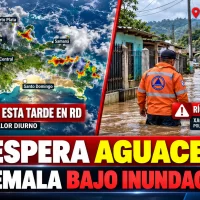 Aguaceros en RD; Guatemala bajo inundaciones y Polo se debilita