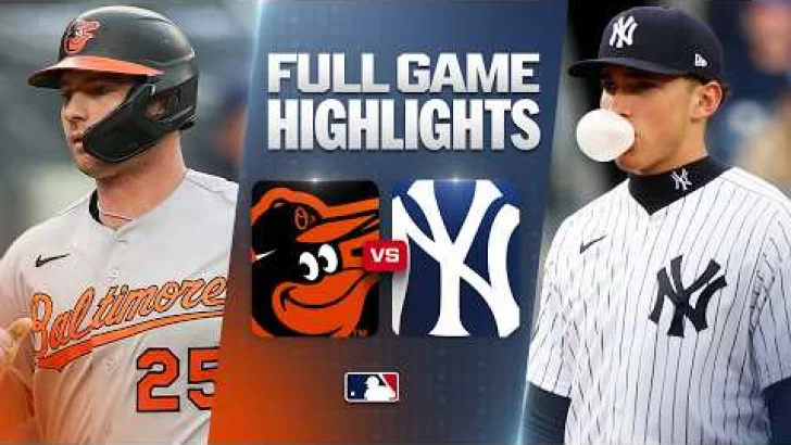 MLB Resultados: highlights y resumen de los partidos | ORIOLES vs. YANKEES: Official Full Game 1 Highlights September 25 | 2026 MLB Season