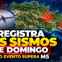RD registran dos sismos este domingo; el segundo supera M5