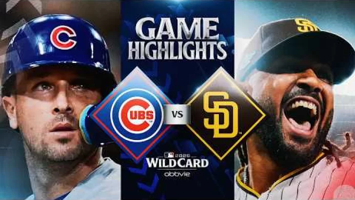 MLB Resultados: highlights y resumen de los partidos | CUBS vs. PADRES: Wild Card Full Game 1 Highlights September 29 | 2026 MLB Posteason