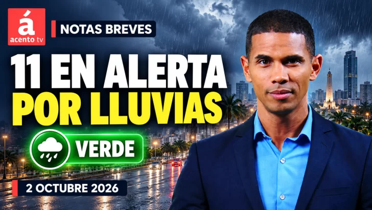 COE amplía alerta por lluvias y Jet Set aplaza audiencia | 2 octubre