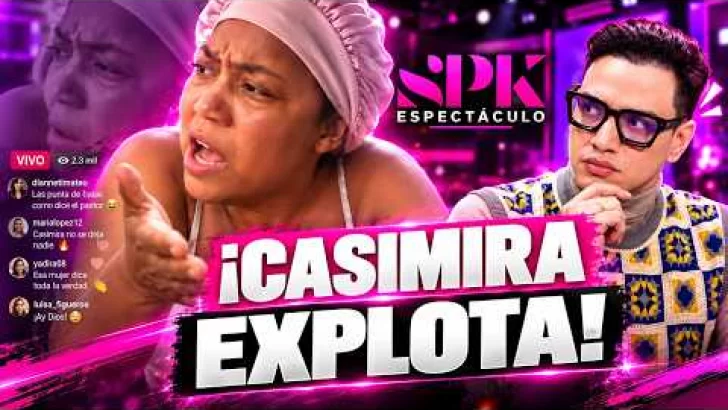 Casimira responde a demanda y acoso en pleno live | SPK