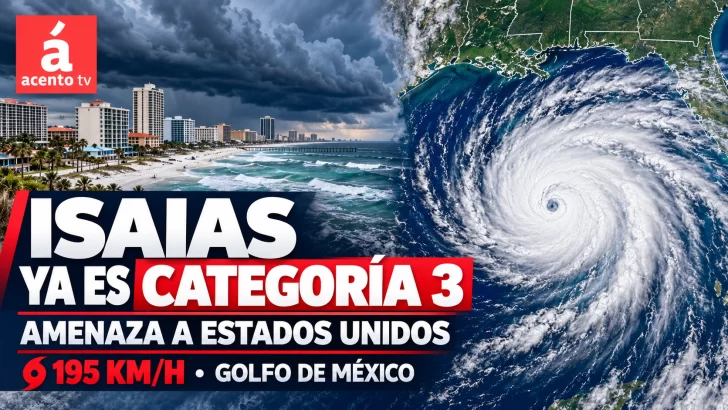 Huracán Isaías sube a categoría 3 y activa evacuaciones, amenaza la costa de Estados Unidos