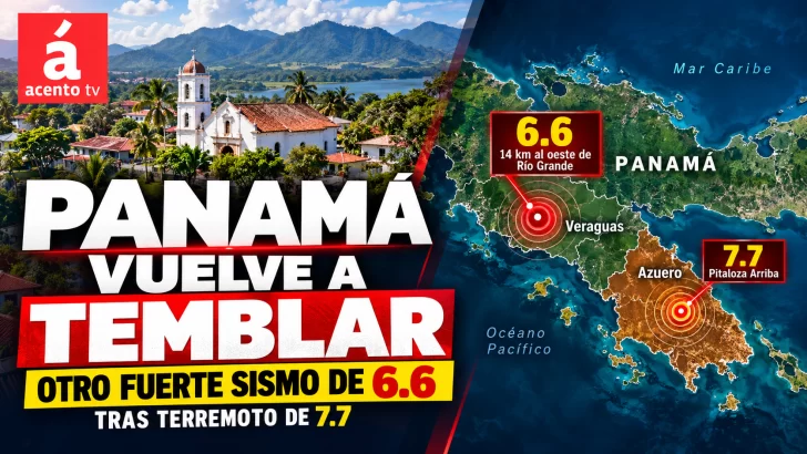 Panamá vuelve a temblar: otro fuerte sismo de magnitud 6.6 (Noticia en desarrollo)