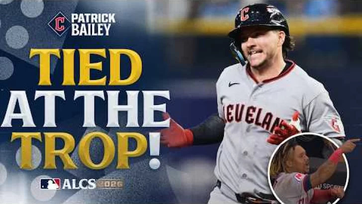 Patrick Bailey empata el Juego 1 de la ALCS con un jonrón | Principales jugadas, MLB