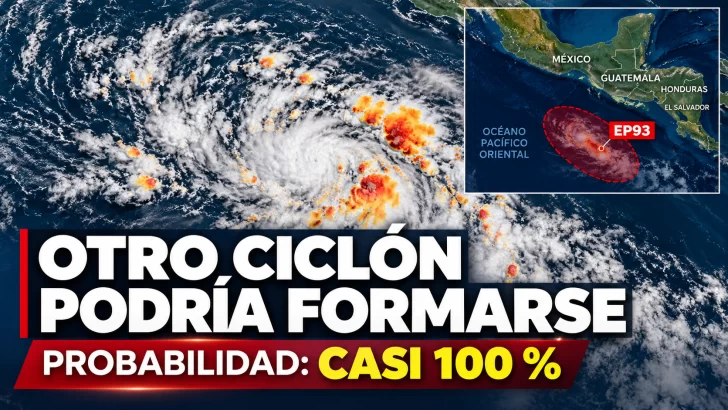 NHC eleva a casi 100 % la formación de un nuevo ciclón