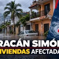 Huracán Simón: 201 casas afectadas y un muerto en Guerrero, México