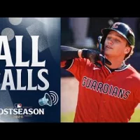 MLB Resultados: highlights y resumen de los partidos | ALL CALLS: Petey Halpin puts the Guardians BACK ON TOP in Game 3 of the ALCS!