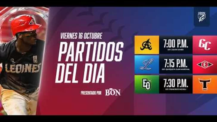 LIDOM highlights: Palco LIDOM Ep.1 OPENING DAY! TORNEO 2026-27