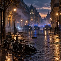Francia arde: toques de queda, 2.400 detenidos y Le Pen al acecho