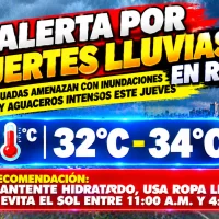 El clima hoy para Republica Dominicana: ¡Alerta por fuertes lluvias en RD! Vaguada amenaza con inundaciones y aguaceros intensos este jueves