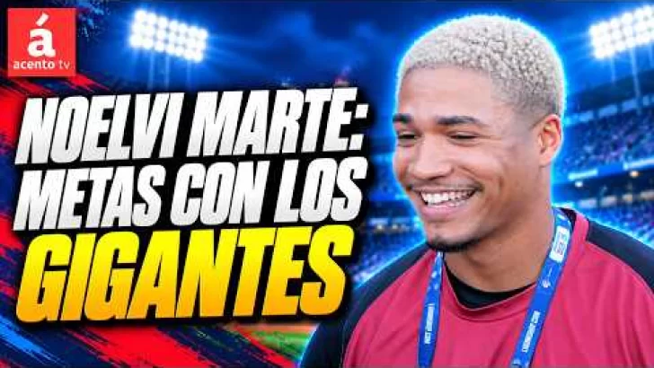 Noelvi Marte revela sus metas con los Gigantes del Cibao en la LIDOM