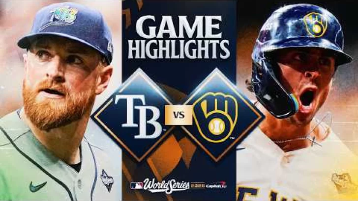 MLB Resultados: highlights y resumen de los partidos | RAYS vs. BREWERS: World Series Full Game 2 Highlights October 24 | 2026 MLB Postseason