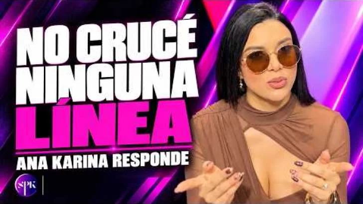 Ana Karina responde a María Luisa: «Yo no crucé ninguna línea» | SPK Ana Karina responde a María Luisa: «Yo no crucé ninguna línea» | SPK