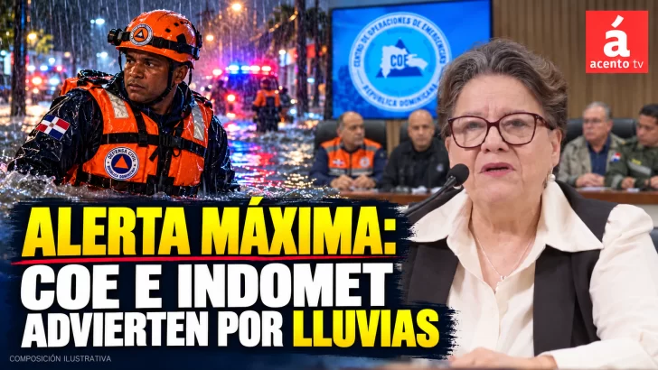 Alertas del COE e INDOMET: advierten que las lluvias continuarán