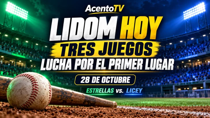 LIDOM hoy: tres juegos y la lucha por el primer lugar | 28 de octubre