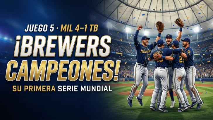 Brewers vencen 4-1 a Rays y ganan su primera Serie Mundial | Resumen del final de la Serie Mundial 2026 de BREWERS vs. RAYS: 28 de octubre, MLB 2026
