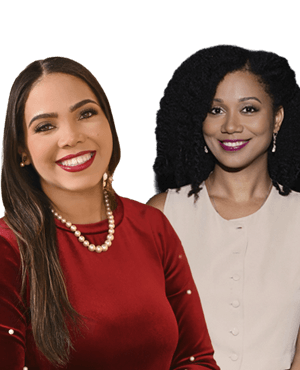 Katerine Luna, Indira Suero Acosta y sus invitados